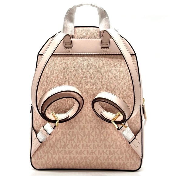 Michael Kors Jaycee Medium Signature Logo Backpack Powder Blush main image 4
